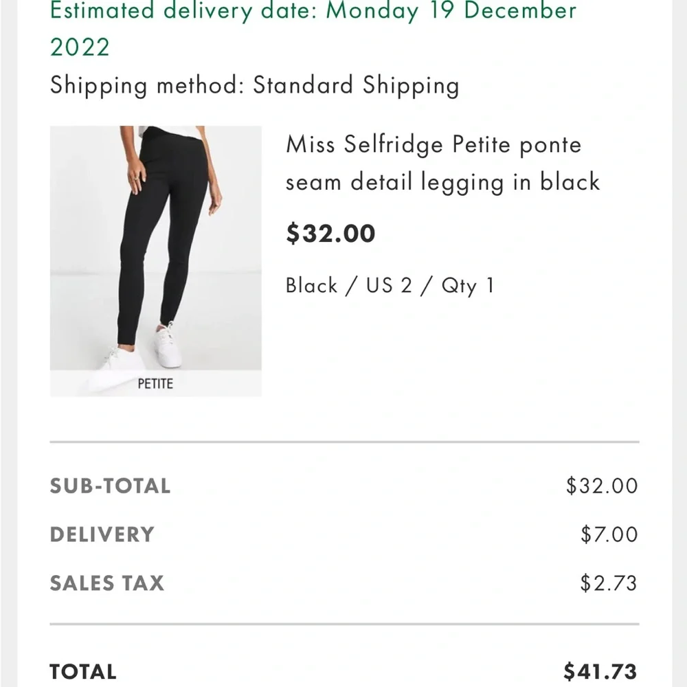 (NWT) ASOS Petite leggings - Picture 5 of 5